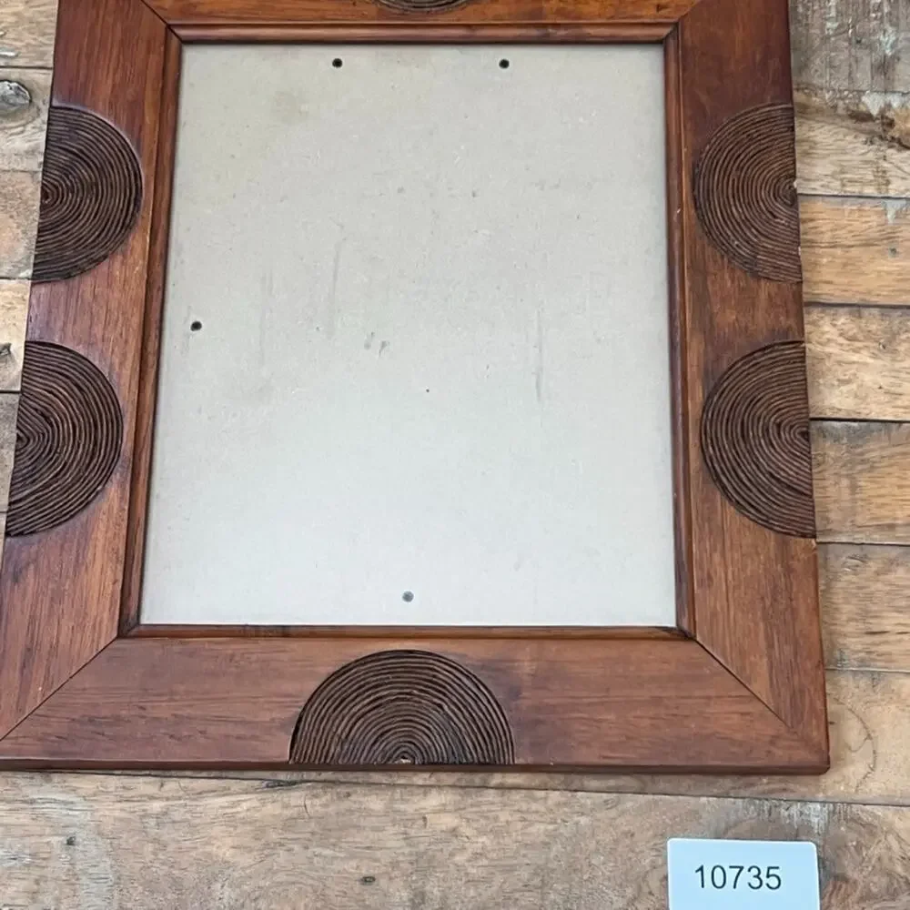 Mid-Century Modern Style Wooden Photo Frame 9.5